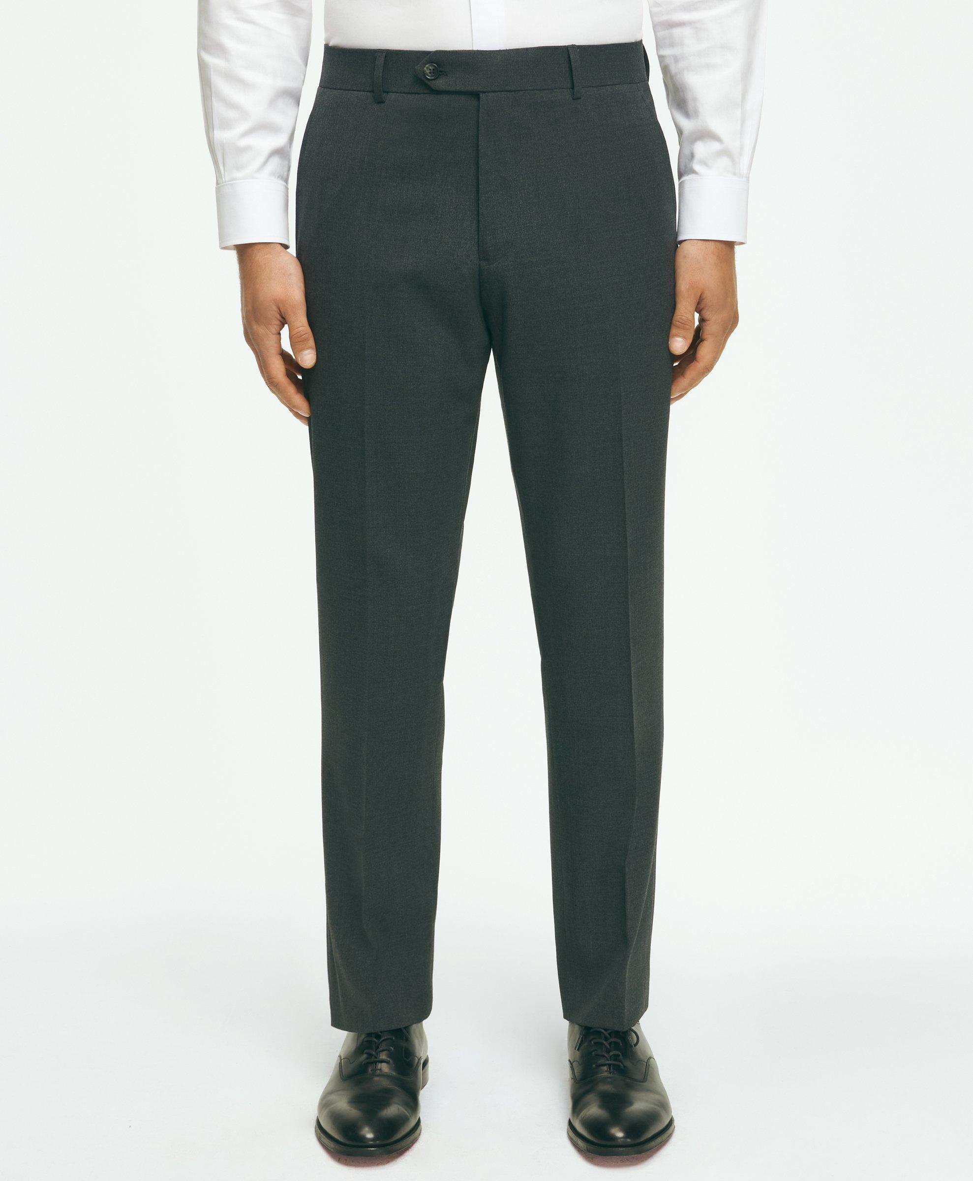 Brooks Brothers Explorer Collection Classic Fit Wool Suit Pants | Grey | Size 40 32
