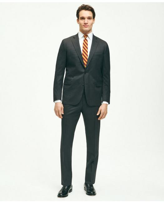 Brooks Brothers Classic Fit Wool 1818 Suit | Grey | Size 43 Regular