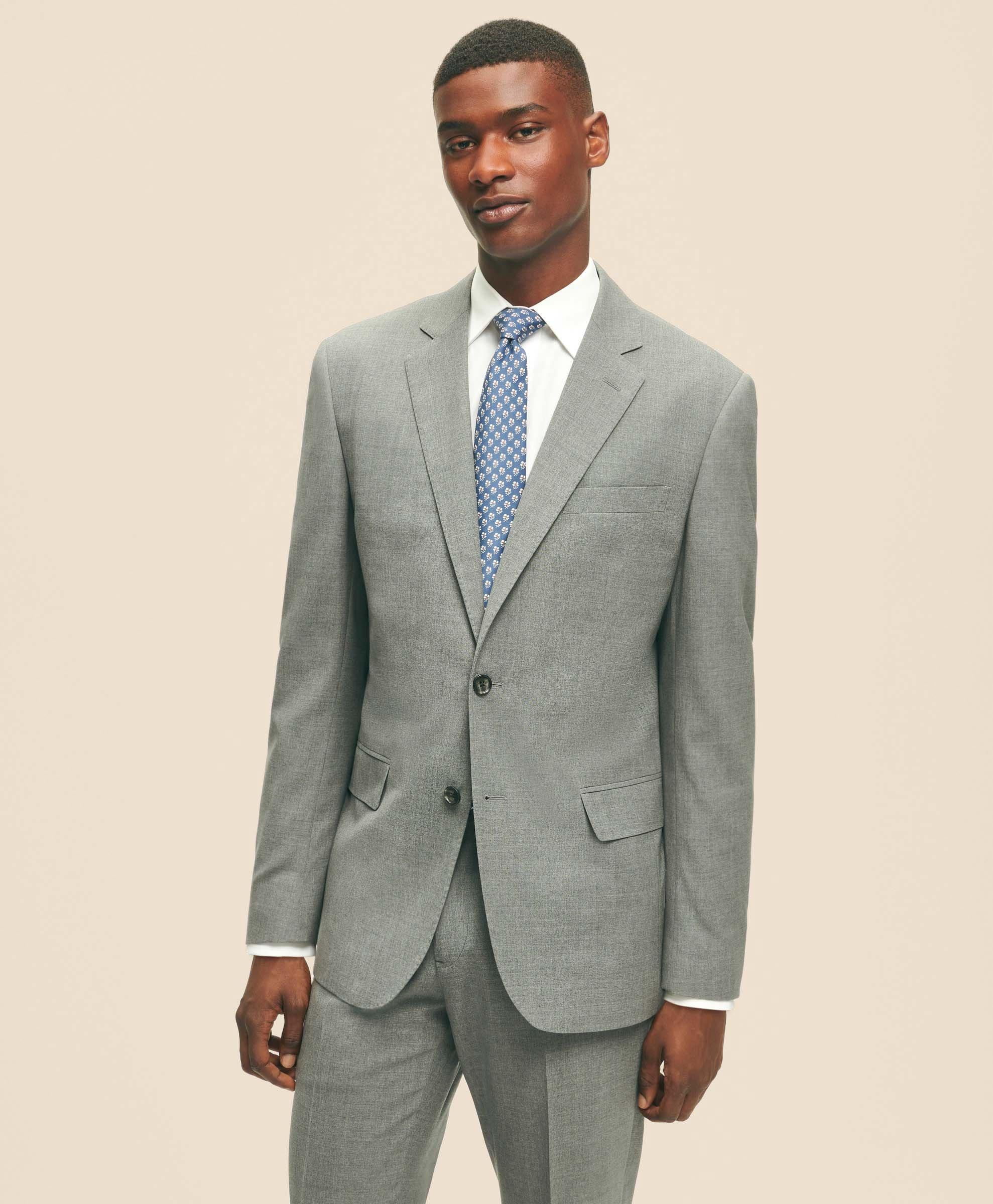 Slim-Fit Wool Suit Jacket