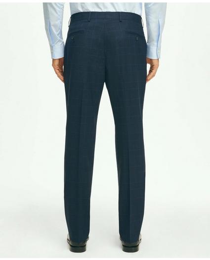 Explorer Collection Classic Fit Wool Checked Suit Pants