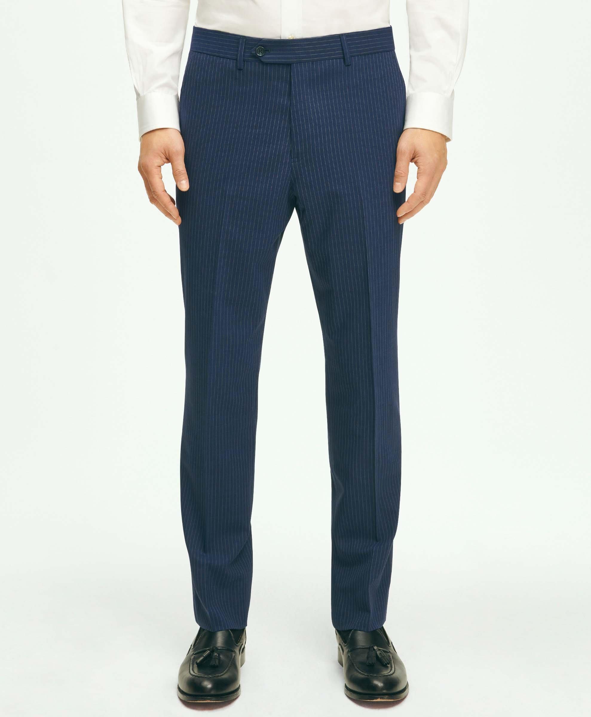 Classic Fit Wool Flannel Dress Pants