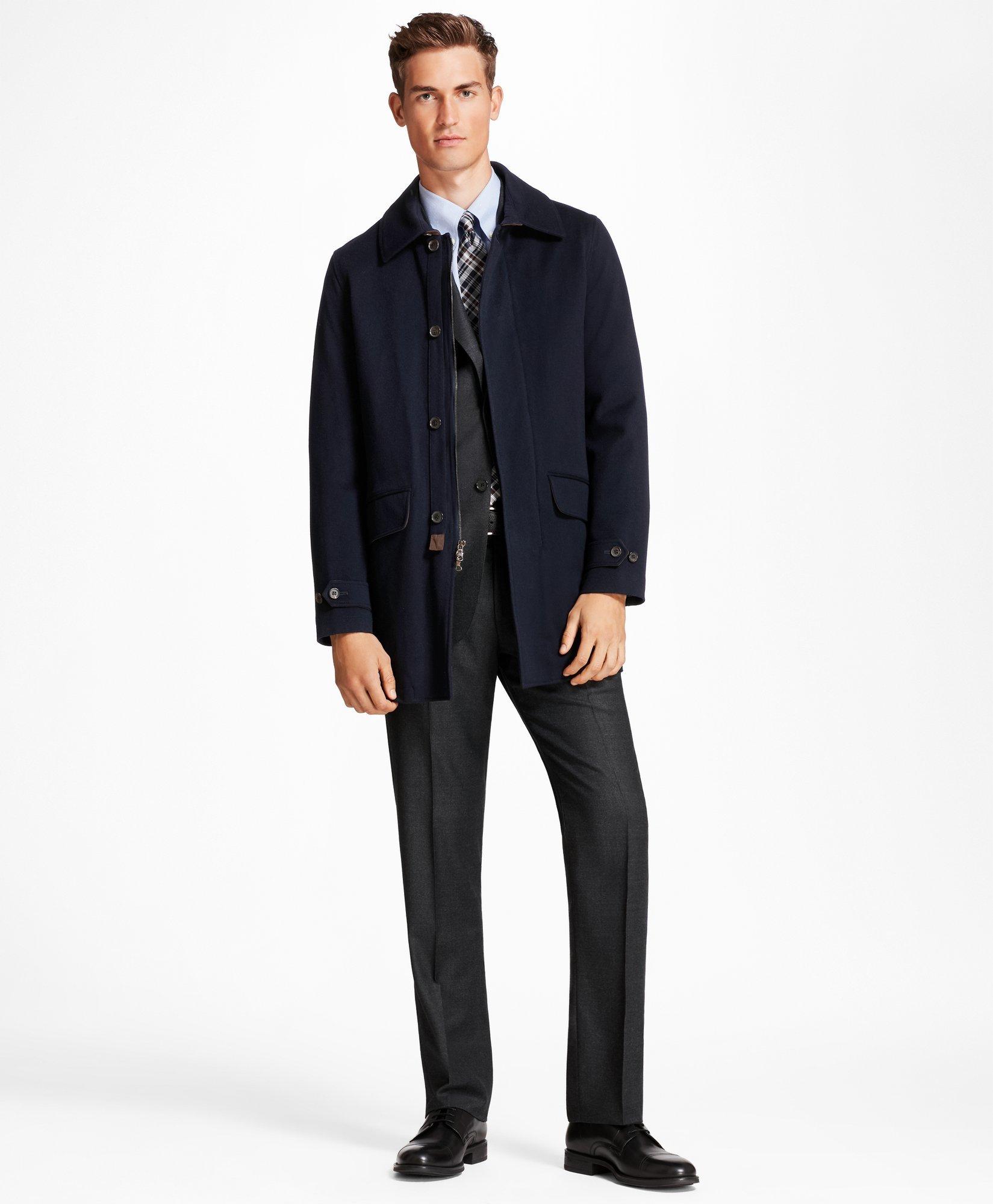 Madison Traditional-Fit Wool-Silk-Linen Check Hopsack Sport Coat