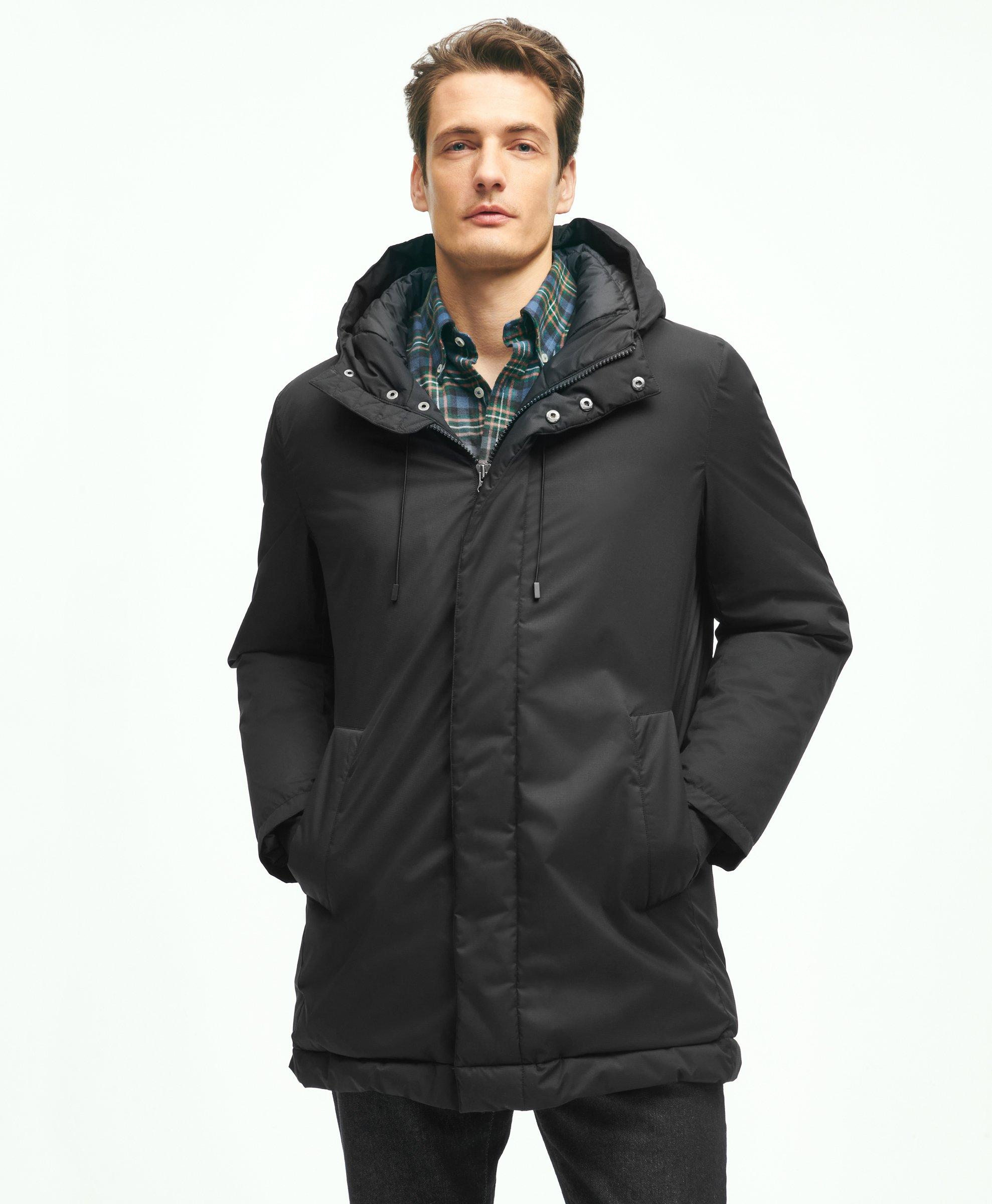 Brooks Brothers Polar Series Down Parka Jacket | Black | Size 2xl