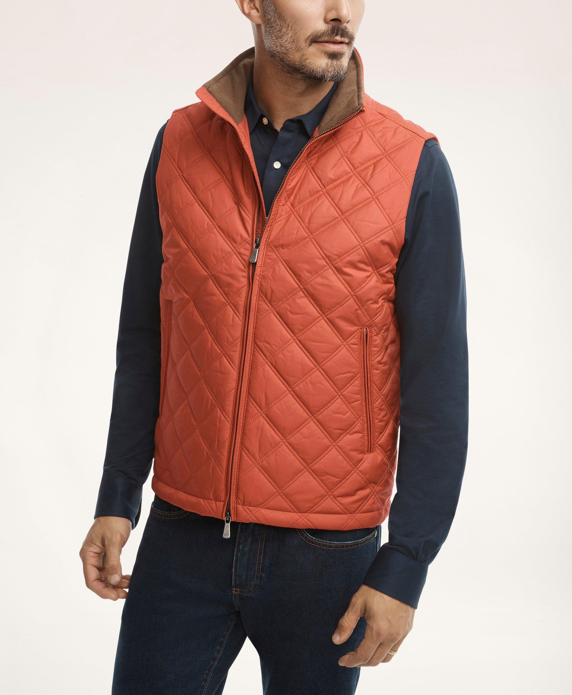 Brooks brothers cheap mens quilted vest