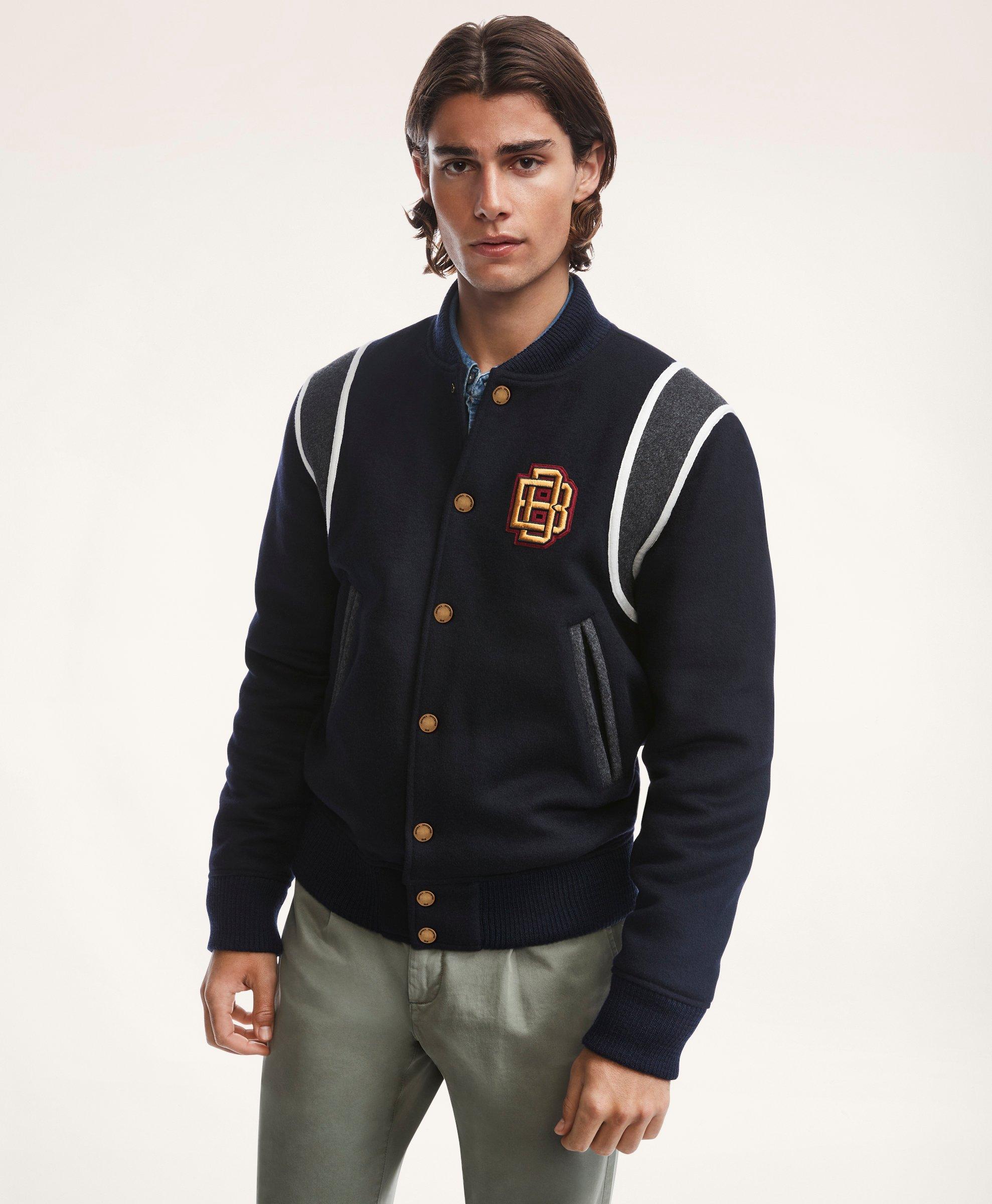 Brooks Brothers Varsity Jacket | Navy | Size Xl