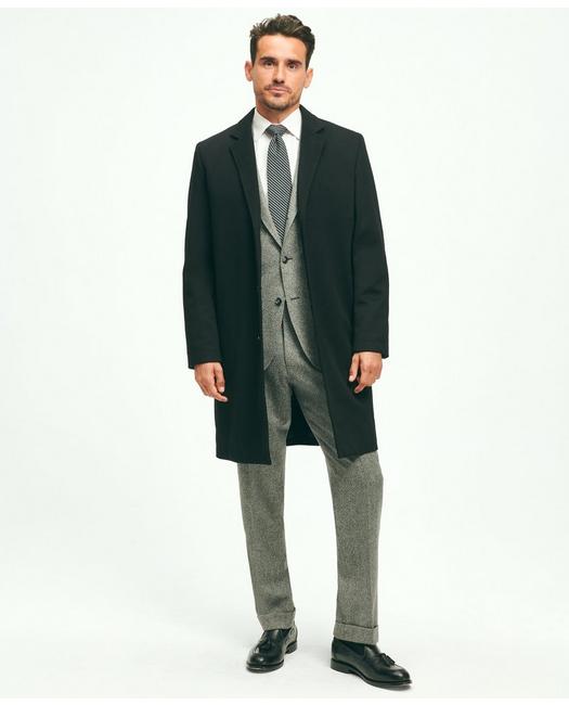 Brooks Brothers Wool Storm System 1818 Town Coat | Black | Size 44 Regular