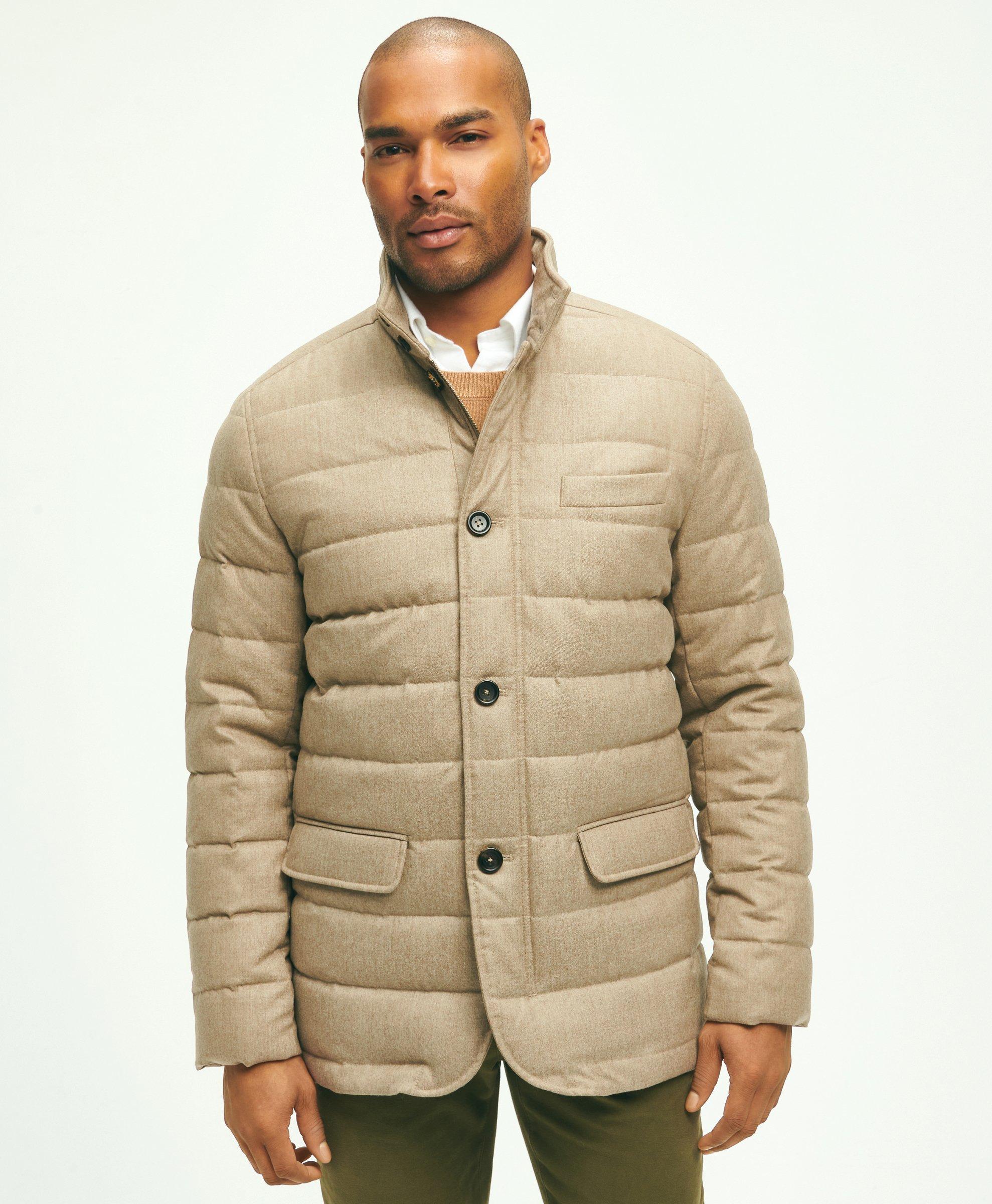 Mens hot sale puffer blazer