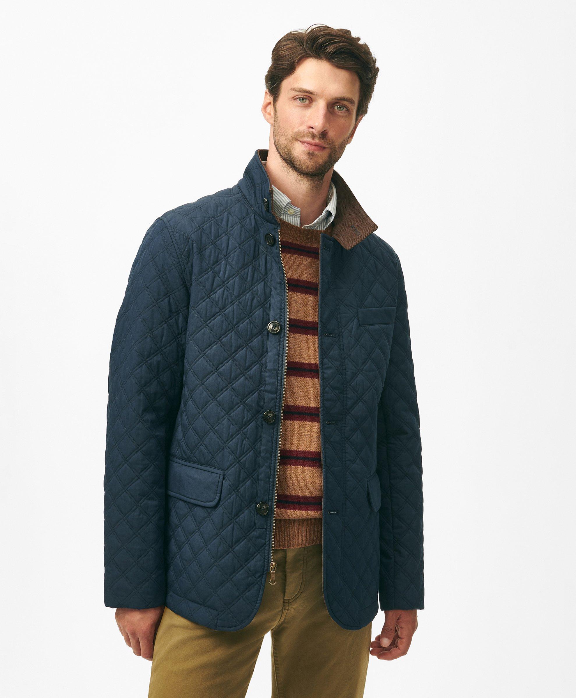 Brooks brothers quilted coat online