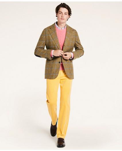 Regent Fit Wool Tweed Windowpane Sport Coat