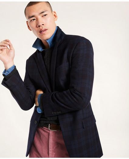 Madison Relaxed-Fit Plaid Sport Coat