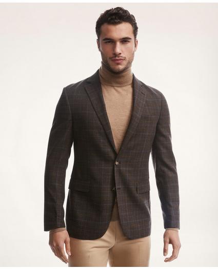Regent Regular-Fit Glen Plaid with Deco Wool Sport Coat