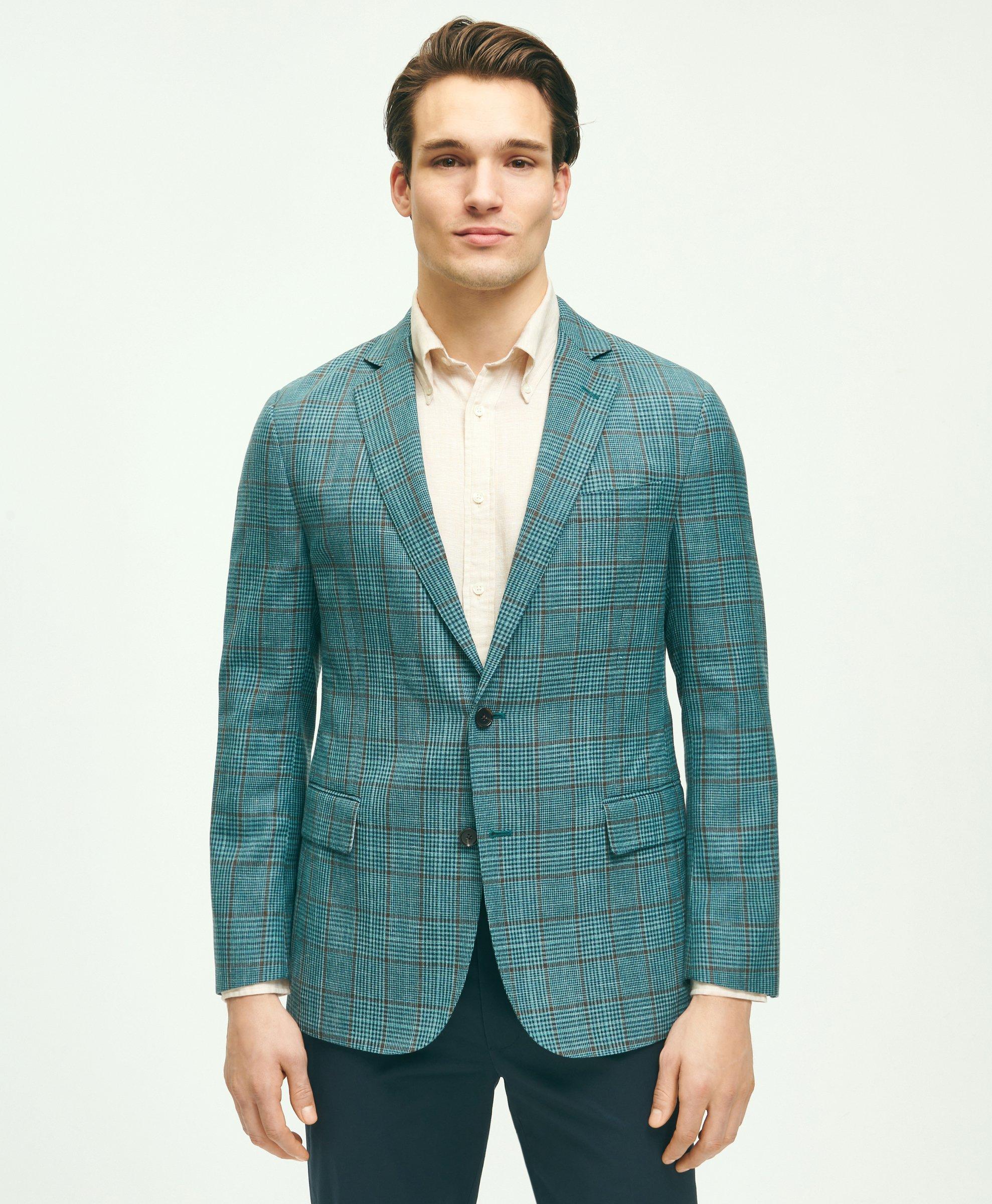 Brooks brothers outlet plaid blazer