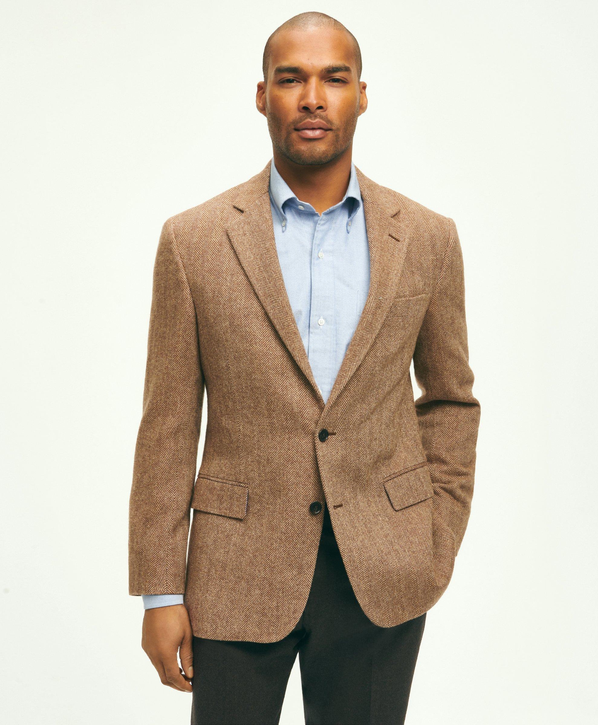 Modern Herringbone Sport Coats | Brooks Brothers