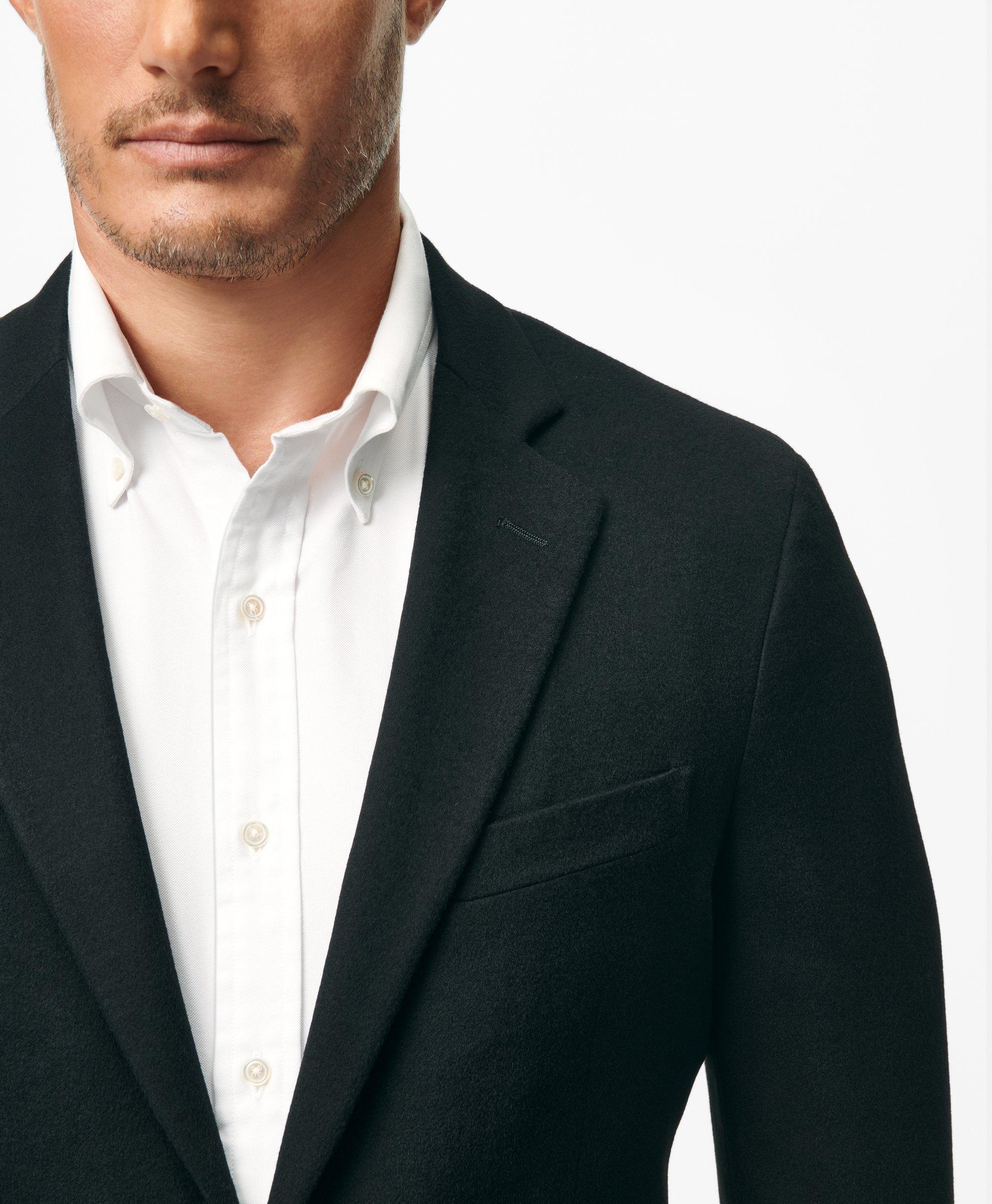 Classic Fit Moleskin Blazer - Otter