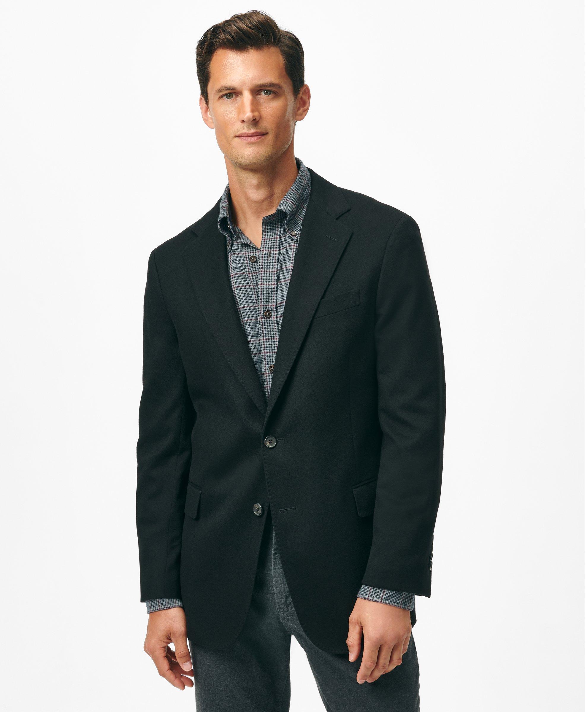 Black Cashmere Sport Coat Brooks Brothers