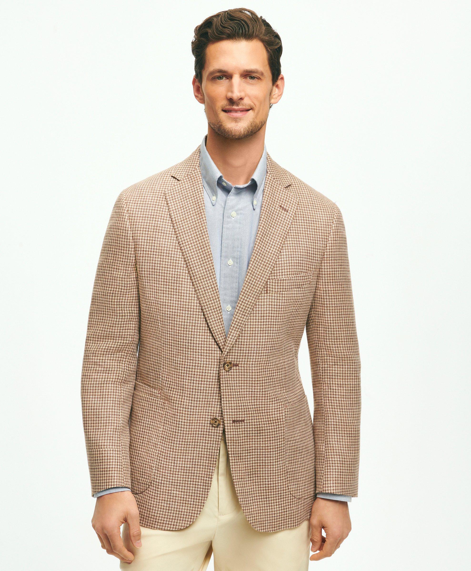 Combrook Men's Tweed Sports Blazer In Sage - Regular Fit