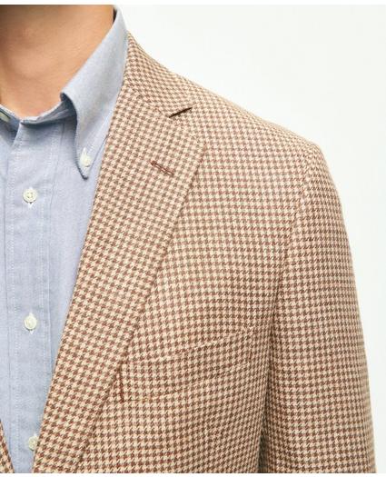 Classic Fit 1818 Houndstooth Sport Coat In Linen-Wool Blend