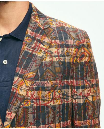 The Sack Sport Coat in Cotton Madras, Traditional Fit