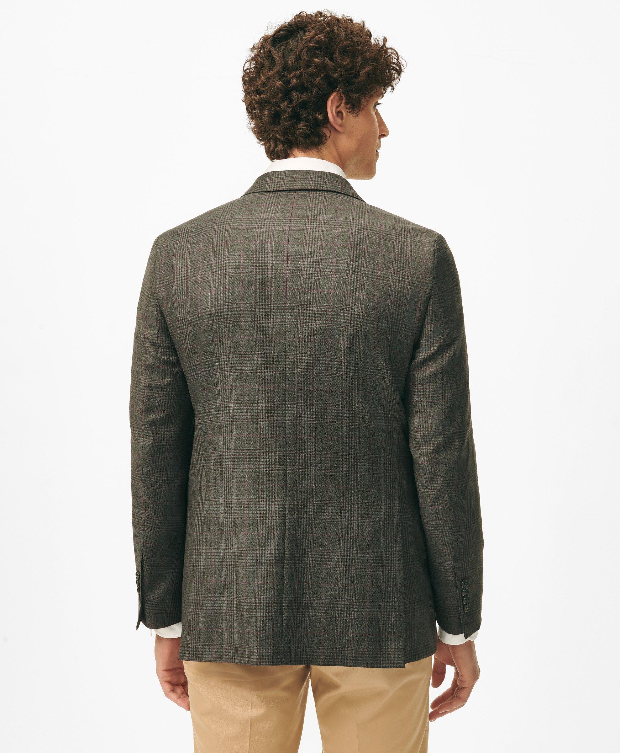 Classic Fit Checked Sport Coat in Wool
