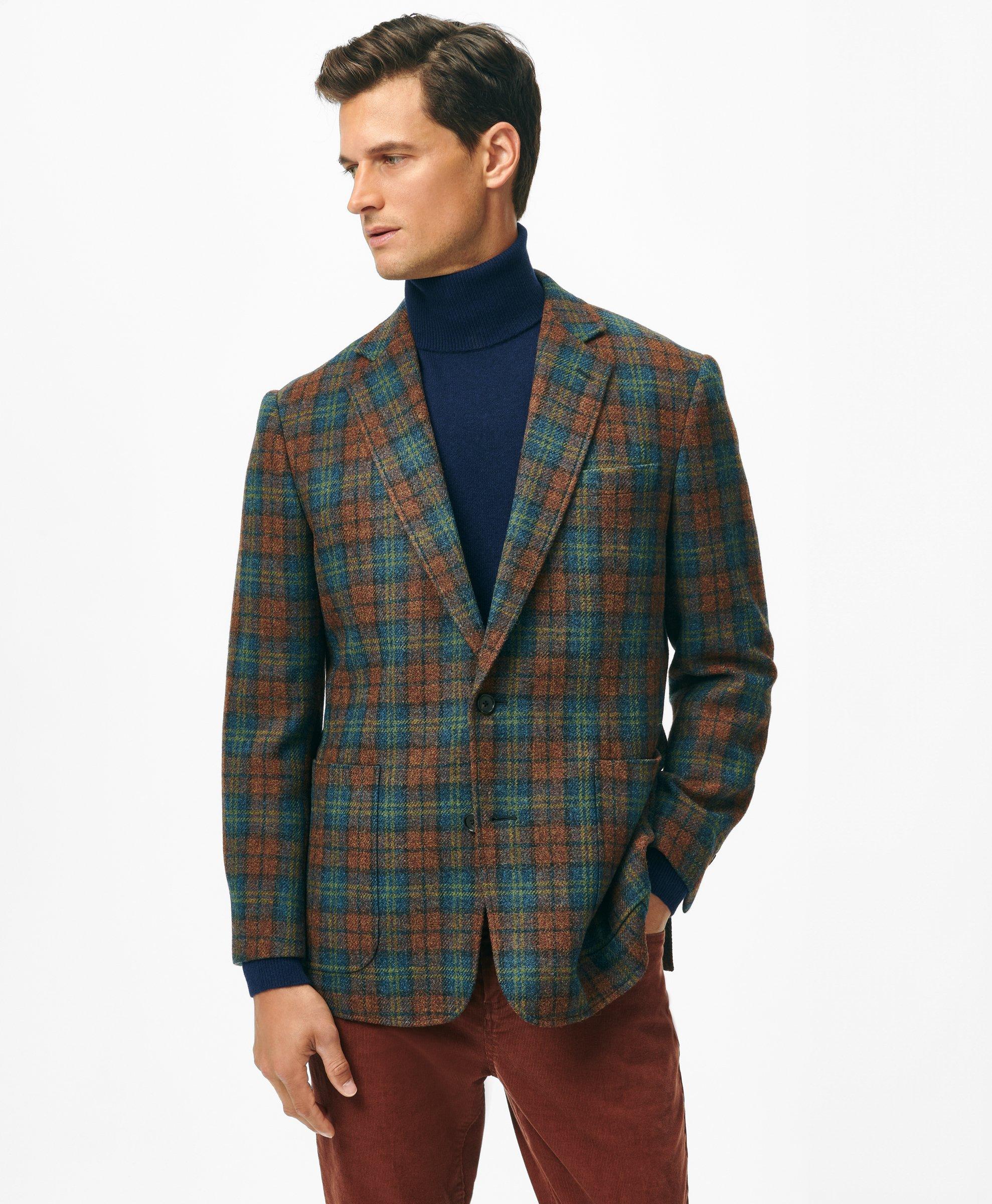 Brooks brothers tweed jacket mens on sale