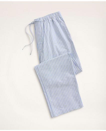 Cotton Oxford Stripe Lounge Pants