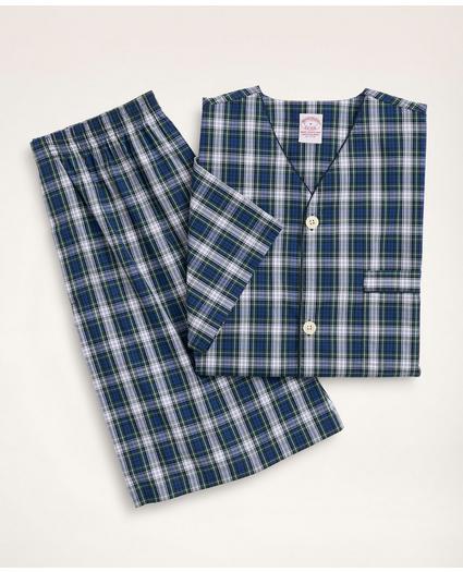 Cotton Broadcloth Tartan Short Pajamas