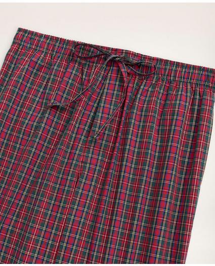 Cotton Broadcloth Tartan Lounge Pants