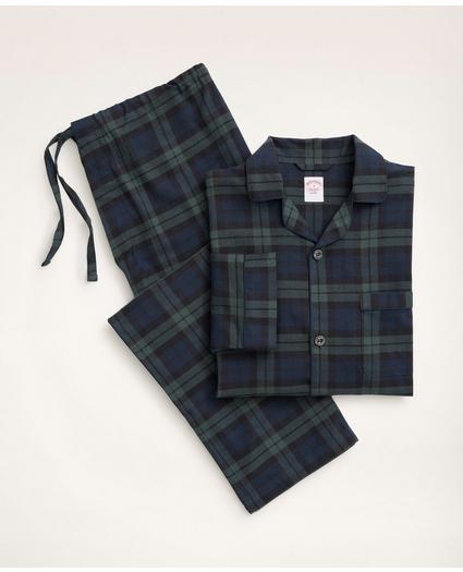 Cotton Flannel Black Watch Pajamas