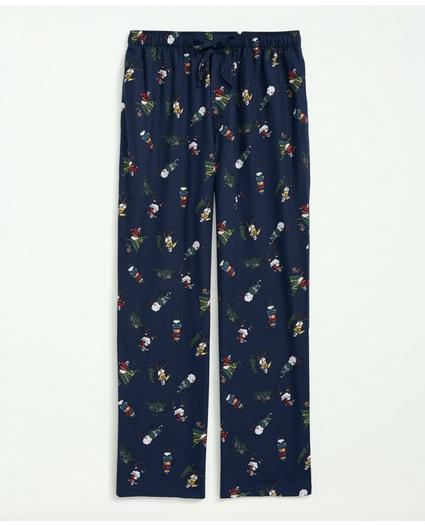Cotton Flannel Holiday Henry Lounge Pants