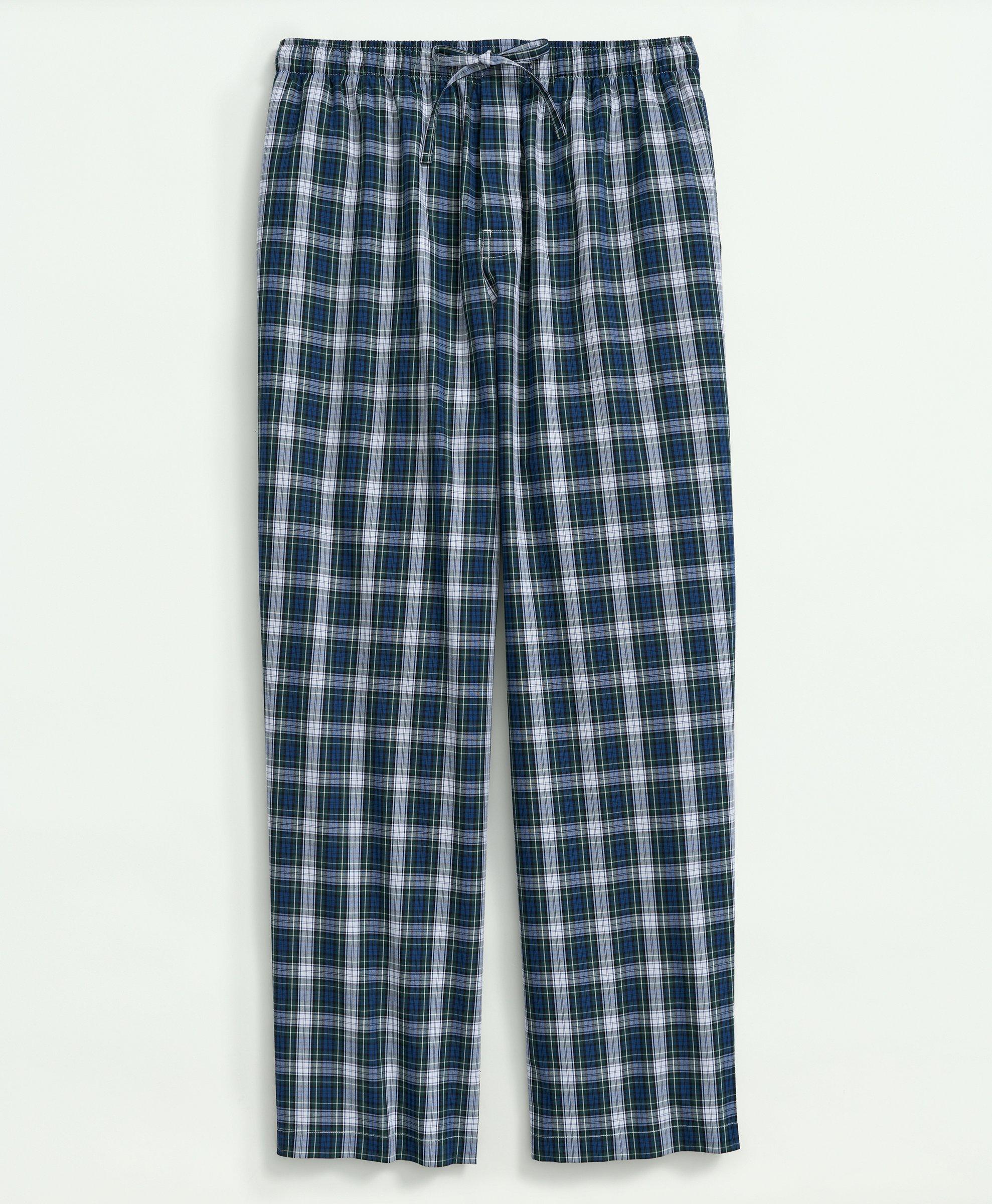 Mens Scottish Plaids&Checks Casual Cotton Kilt Lounge Pajamas