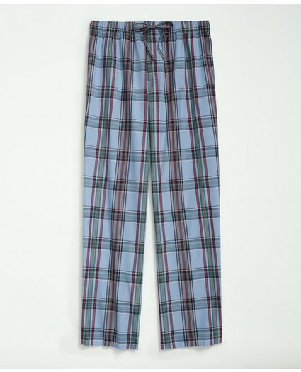 Cotton Madras Pattern Lounge Pants