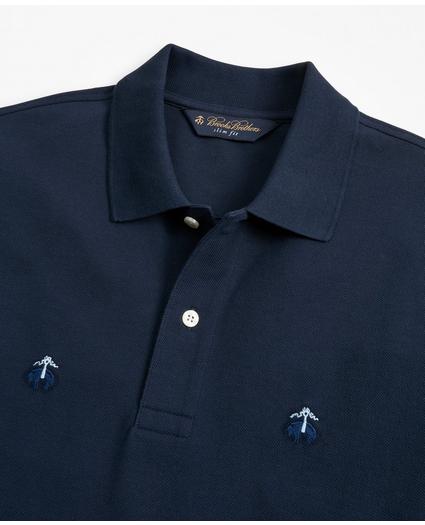 Slim Fit Embroidered Golden Fleece Polo Shirt