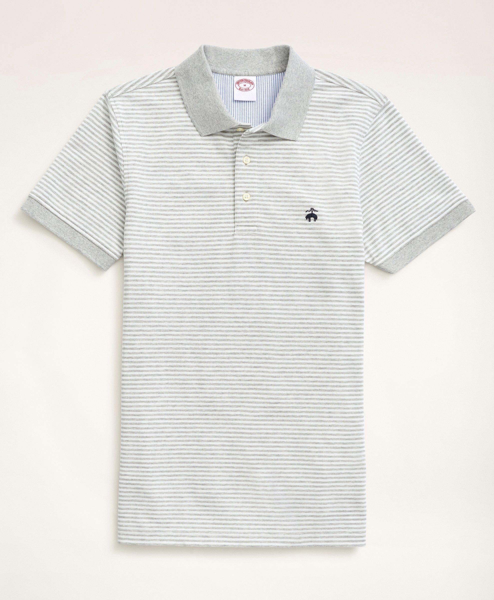 Slim Fit Pique Racquet Print Polo Shirt