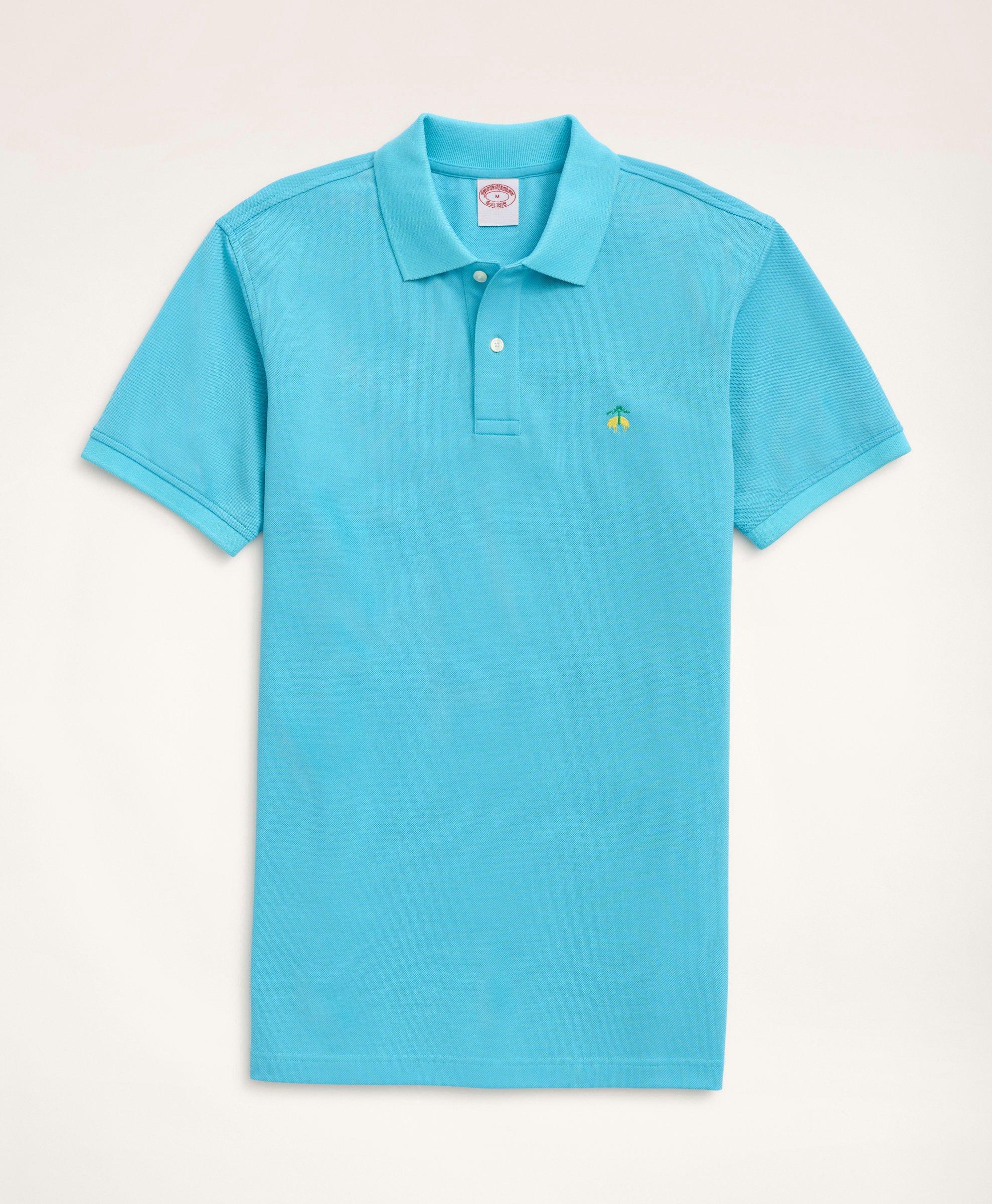 Brooks Brothers Golden Fleece Original Fit Stretch Supima Polo Shirt | Turquoise | Size 2xl