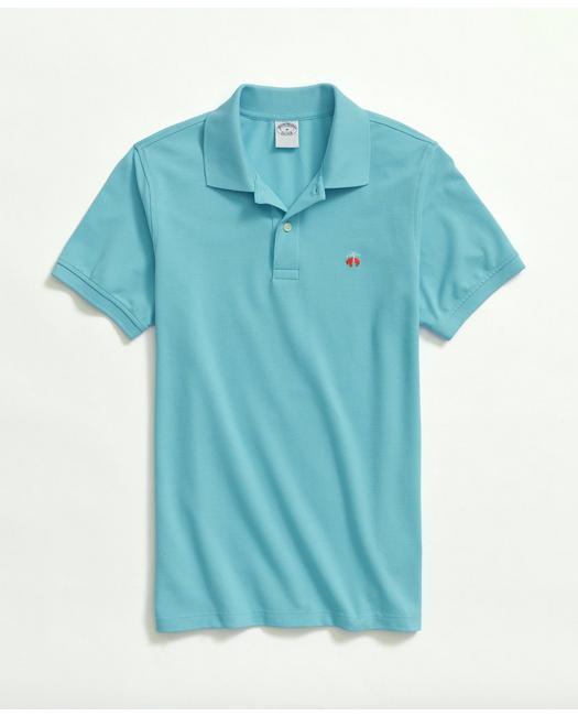 Brooks Brothers Golden Fleece Slim Fit Stretch Supima Polo Shirt | Turquoise | Size 2xl