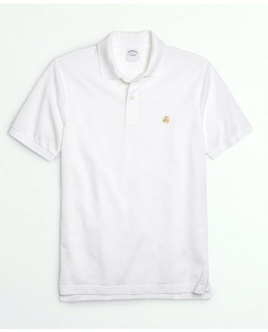 Brooks Brothers Golden Fleece Stretch Supima Polo Shirt | White | Size Xs