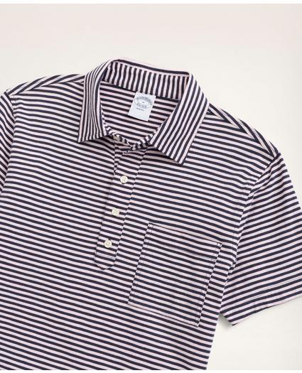 Vintage Jersey Feeder Stripe Polo Shirt