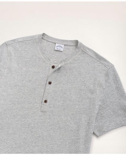 Washed Cotton Linen Henley