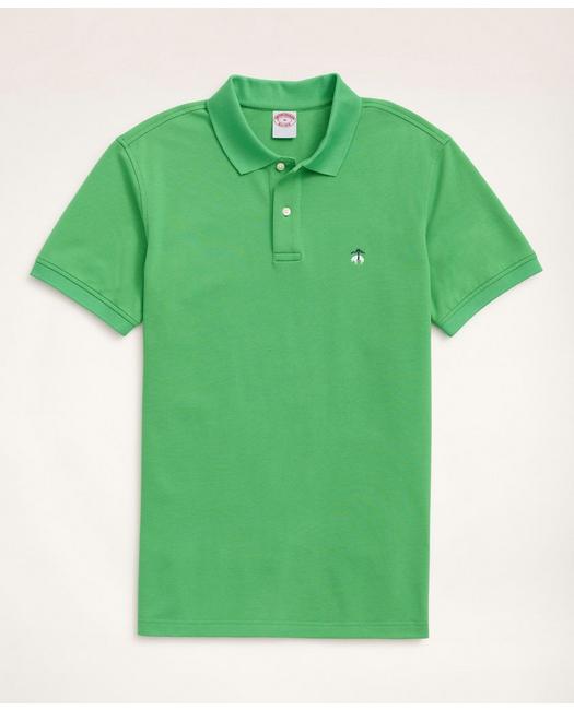 Brooks Brothers Golden Fleece Original-fit Washed Supima Polo Shirt | Green | Size Xs