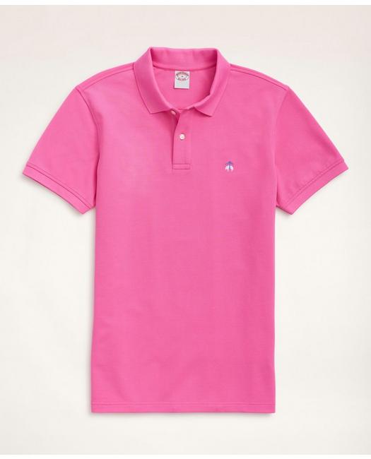 Brooks Brothers Golden Fleece Original-fit Washed Supima Polo Shirt | Pink | Size Xl