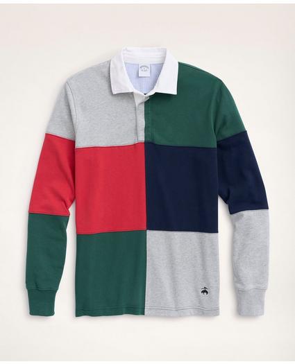 Cotton Color-Block Rugby