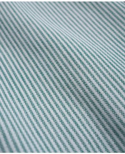Original Fit Cotton Pique Knit Candy Stripe Short-Sleeve Shirt
