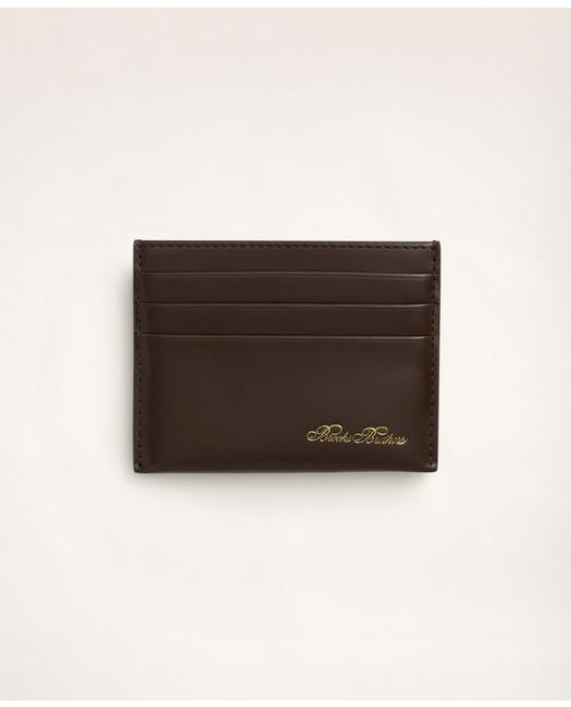Brooks Brothers Leather Card Case | Brown