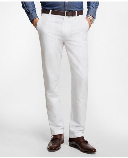 Clark Fit Linen and Cotton Chinos