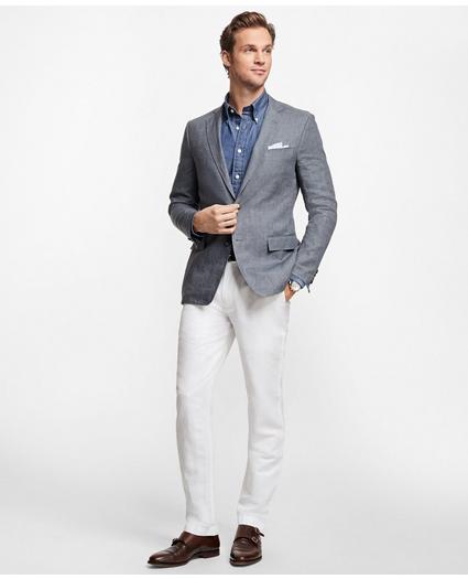 Clark Fit Linen and Cotton Chinos