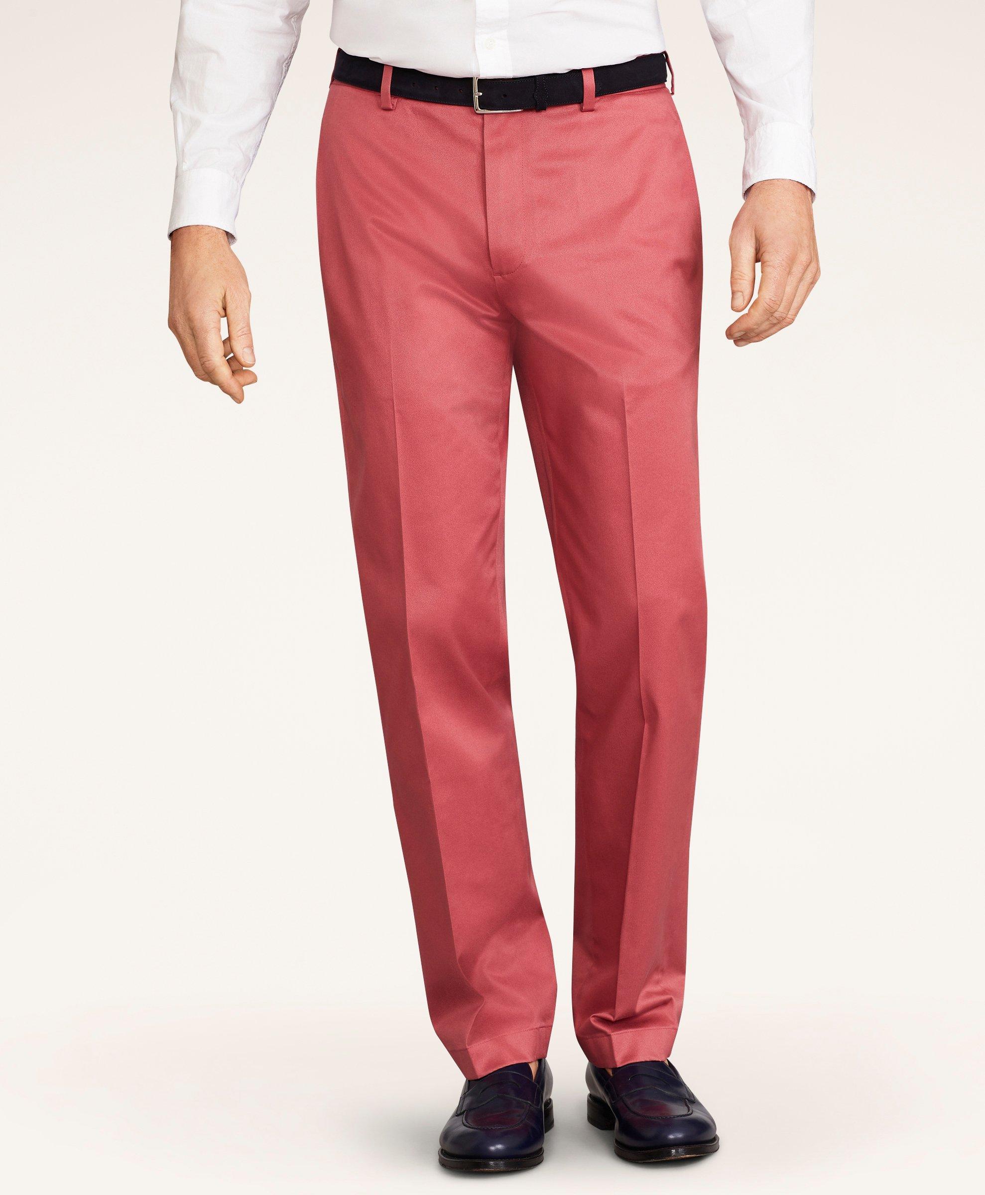 Brooks Brothers Clark Straight-fit Stretch Advantage Chino Pants | Brick | Size 35 30