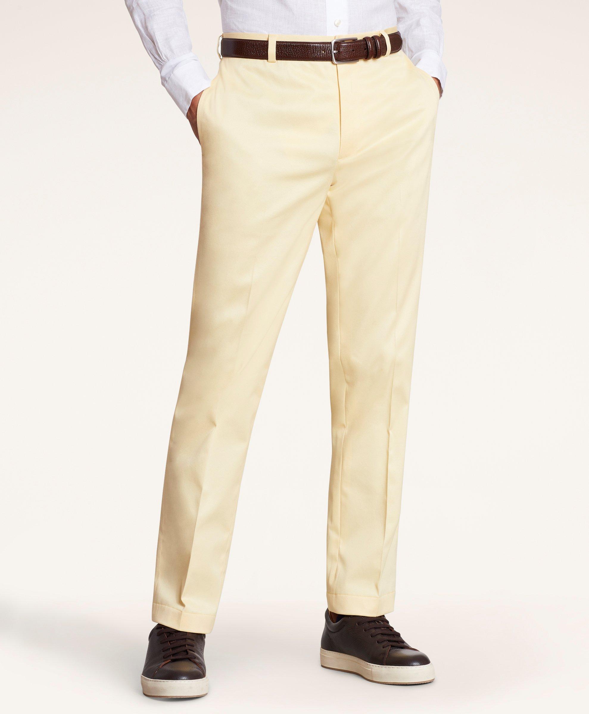 Brooks Brothers Clark Straight-fit Stretch Advantage Chino Pants | Golden Haze | Size 32 30