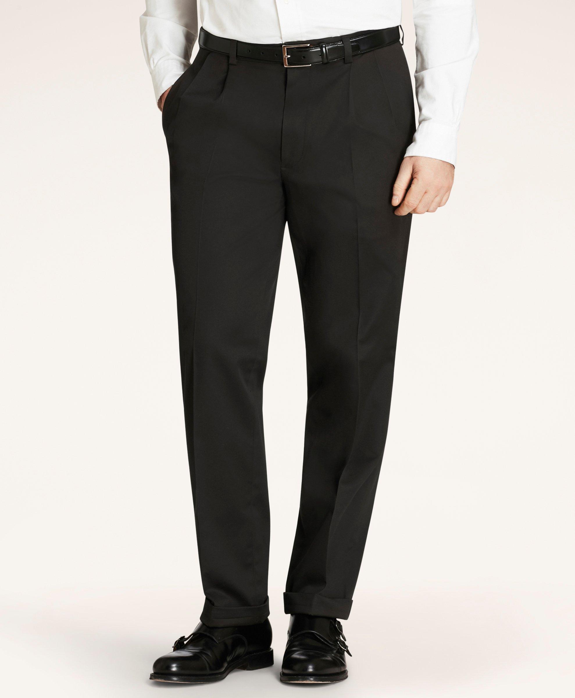 Brooks Brothers Elliot Fit Stretch Advantage Chino Pants | Black | Size 30 32