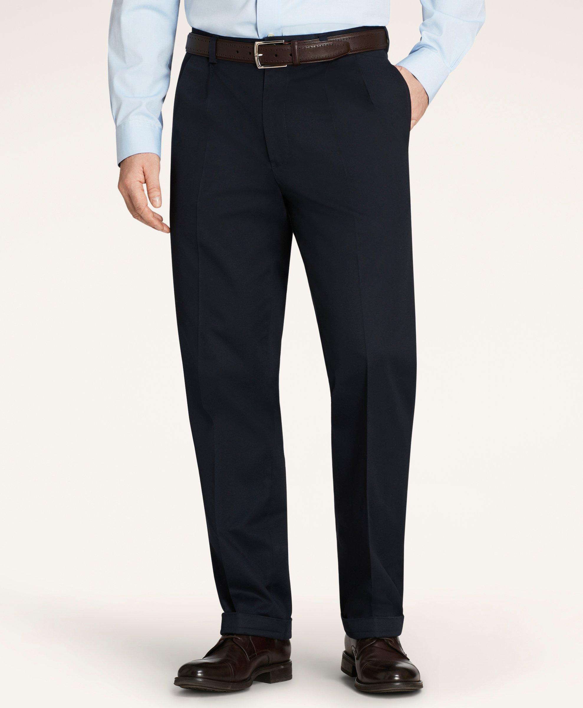 Brooks Brothers Elliot Fit Stretch Advantage Chino Pants In Navy