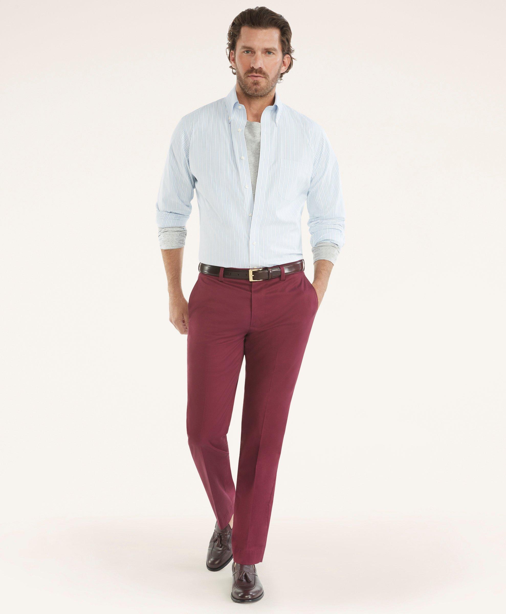 Slim Fit Wool Hopsack Tuxedo Pants